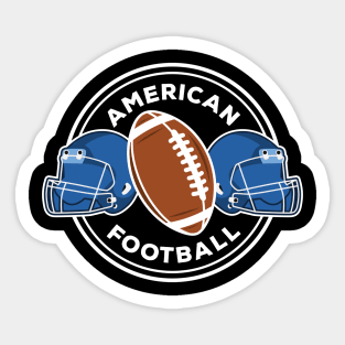 American Football Helmet Sticker